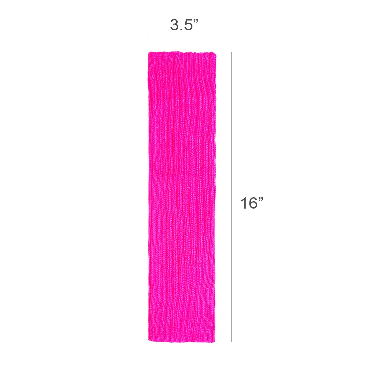 Wrapables 80&#x27;s Style Neon Fluorescent Ribbed Leg Warmers