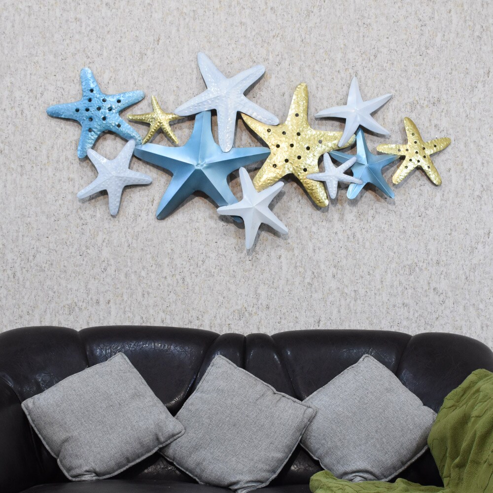 Silver Multi Star Wall Decals