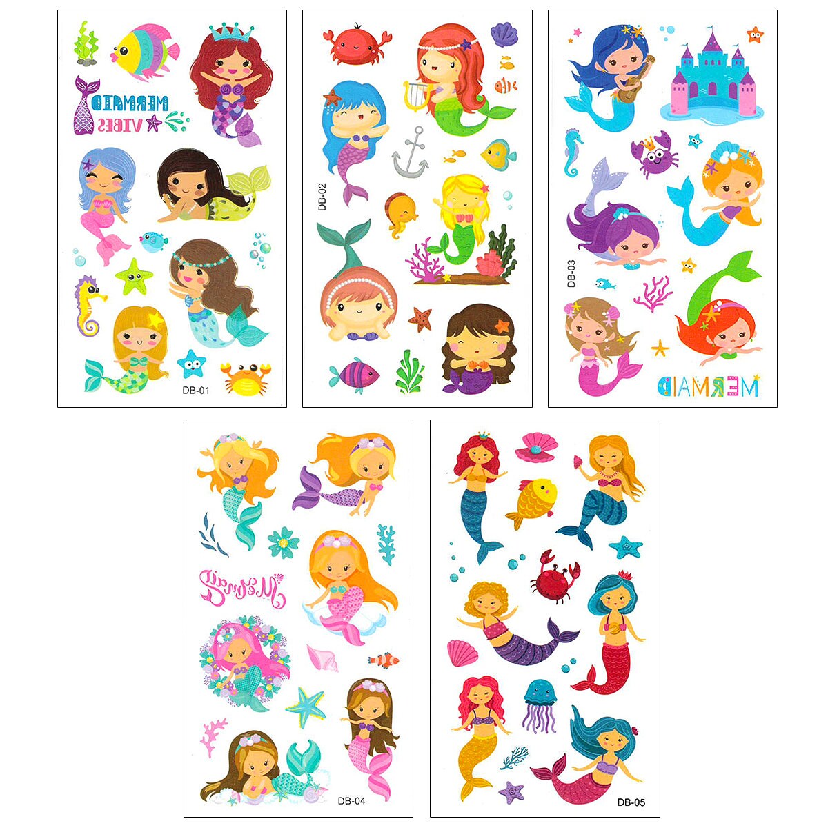 Wrapables Waterproof Temporary Tattoos for Children