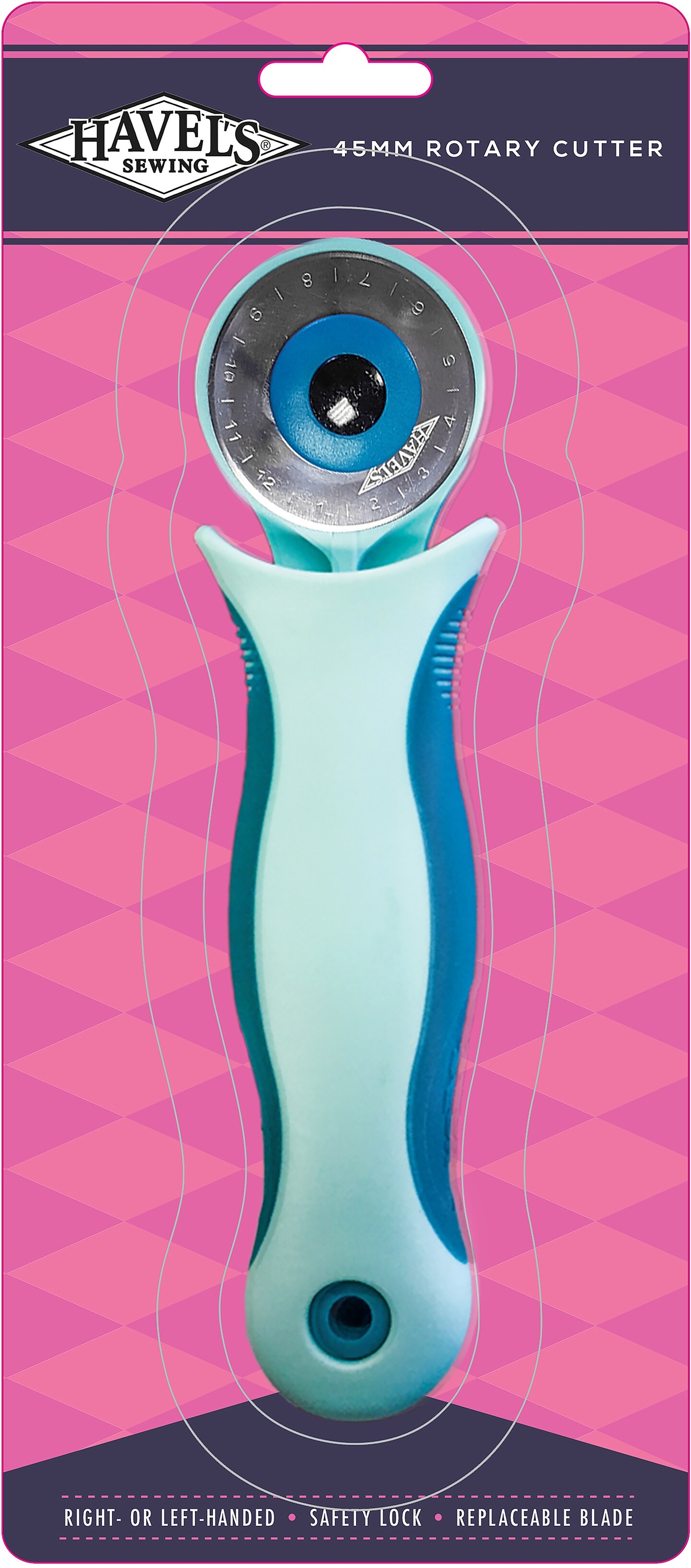 Havel's Rotary Cutter 45mm-Teal