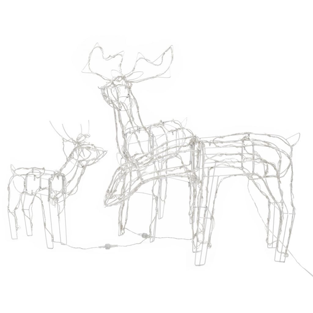 3 Piece Christmas Light Display Reindeers with 229 LEDs