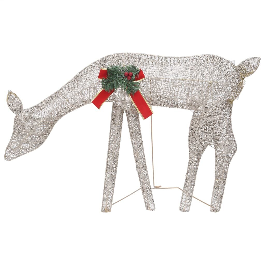 6 pcs Christmas Reindeers with White Mesh