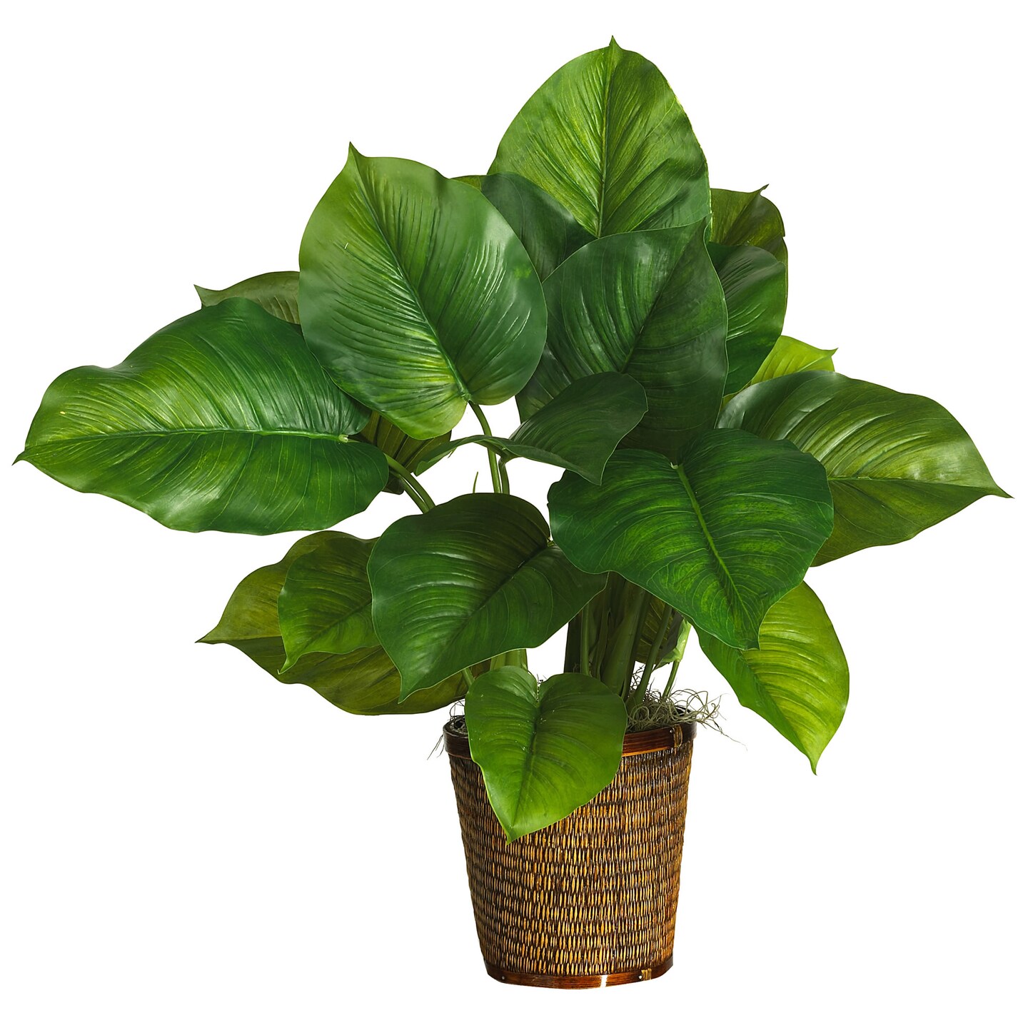 Nearly Natural 32" Large Leaf Philodendron Silk Artificial Plant