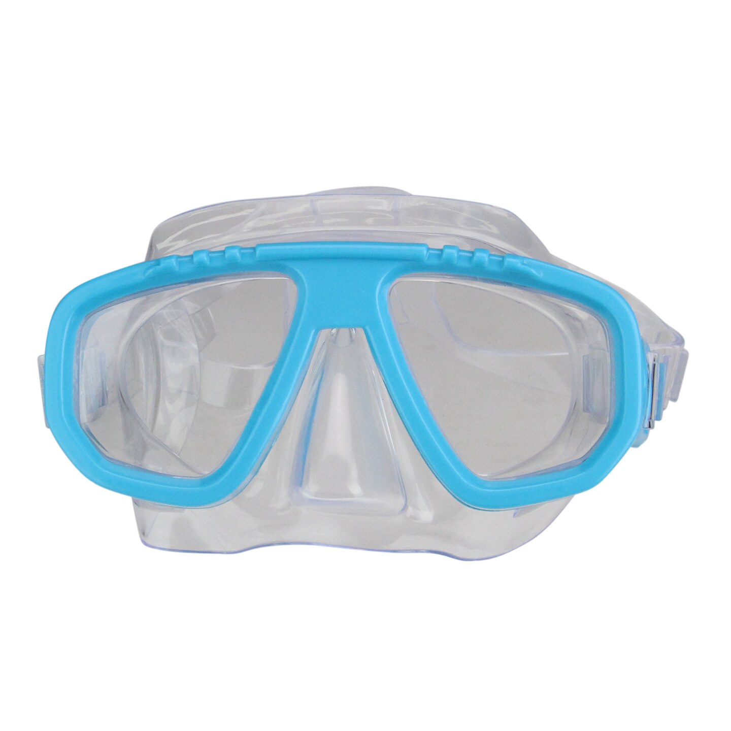 Swim Central Recreational Swim Mask for Kids - 6.75" - Sea Blue and Clear