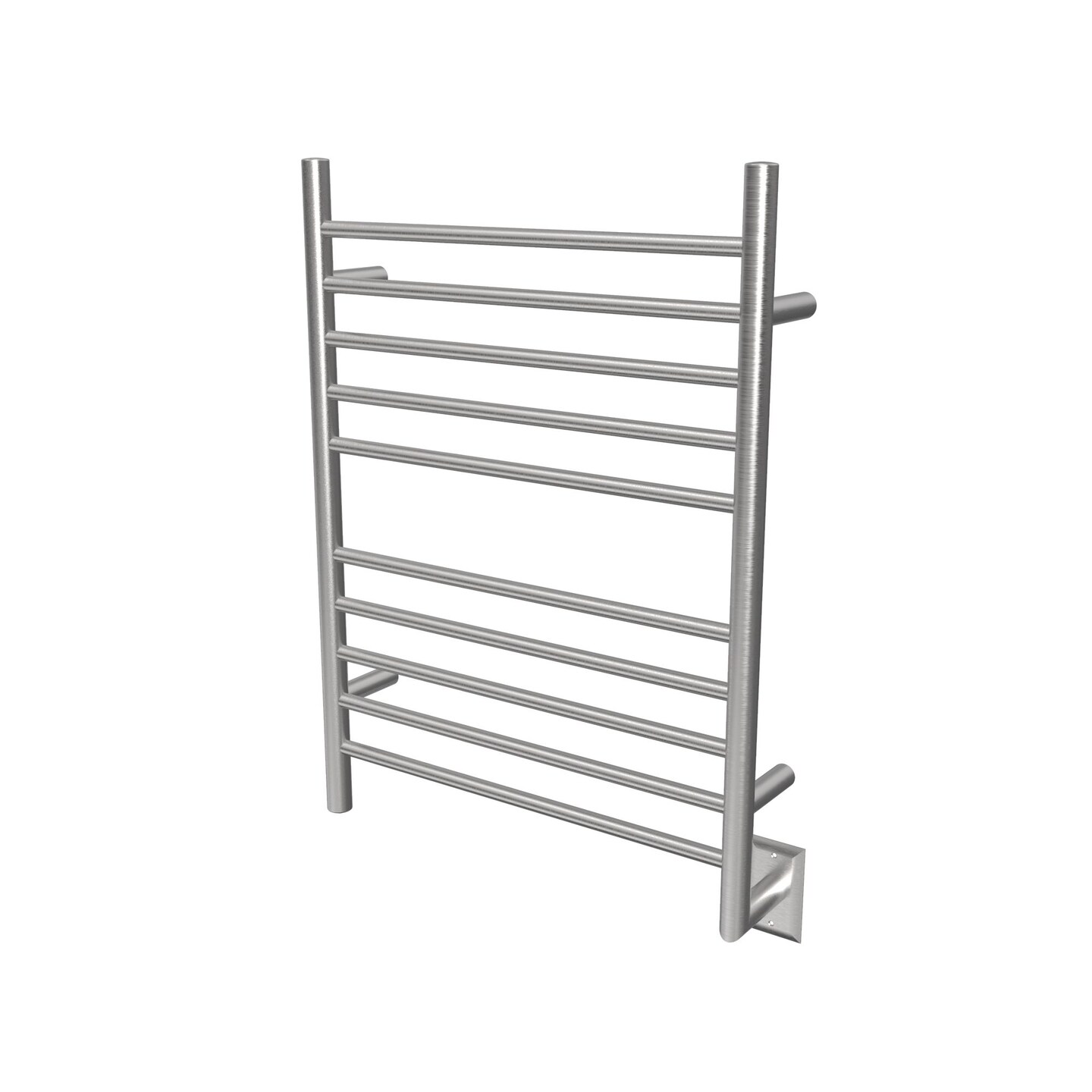 Amba Products 33.5&#x22; Stainless Steel Hardwired Straight 10 Brushed Bar Towel Warmer