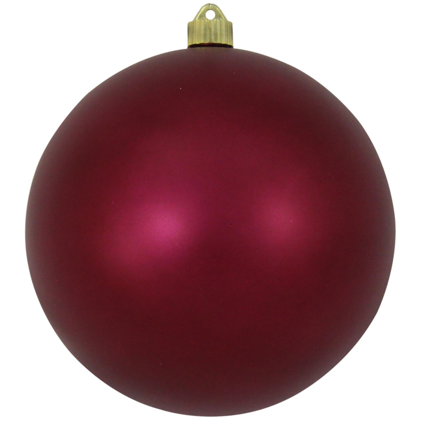 Christmas by Krebs Matte Bayberry Red Shatterproof Christmas Ball Ornament 8" (200mm)