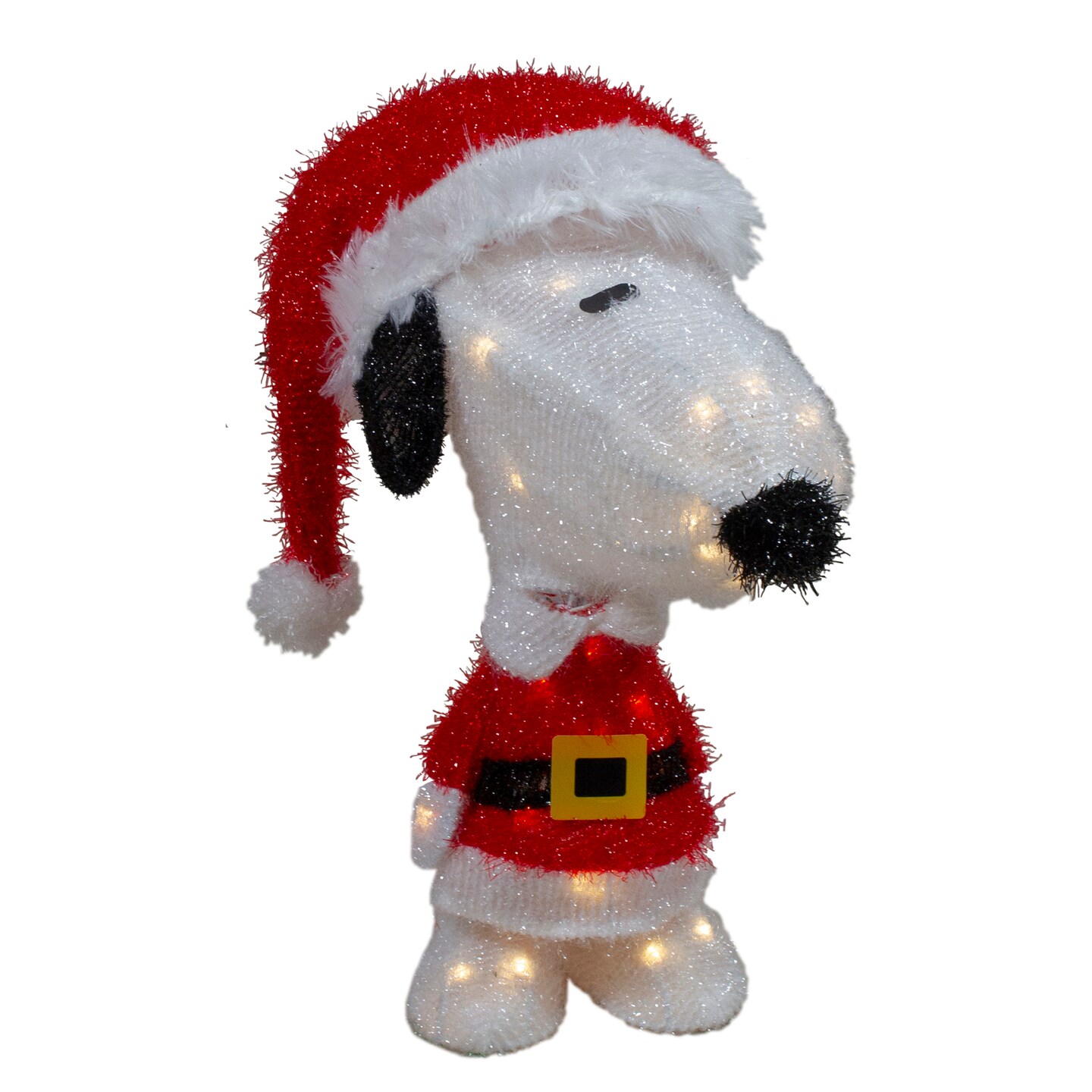 Northlight LED Lighted Peanuts Snoopy Santa Outdoor Christmas Decoration - 18&#x22; - Warm White