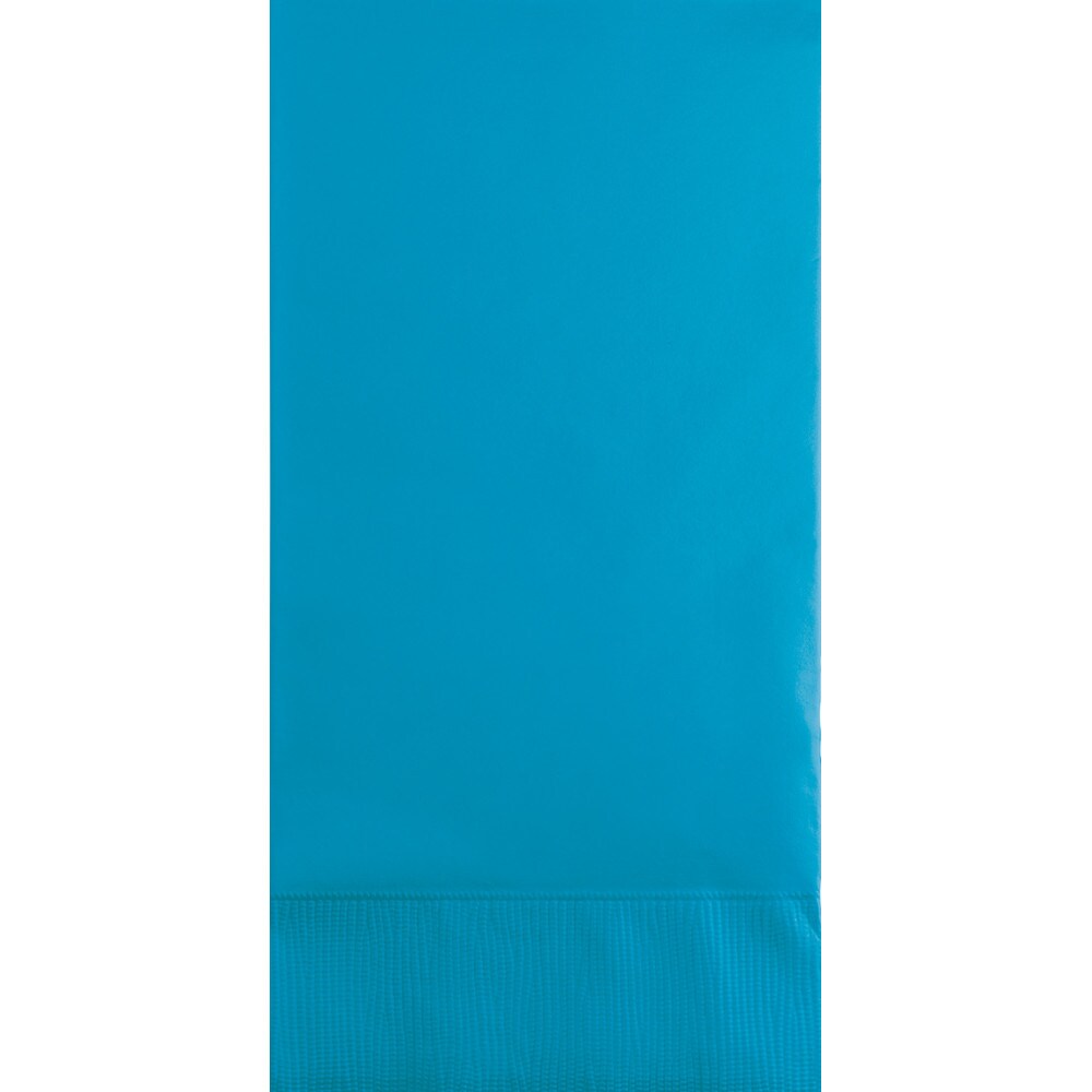 Party Central Club Pack of 192 Turquoise Blue 3-Ply Disposable Party Napkins 8&#x22;