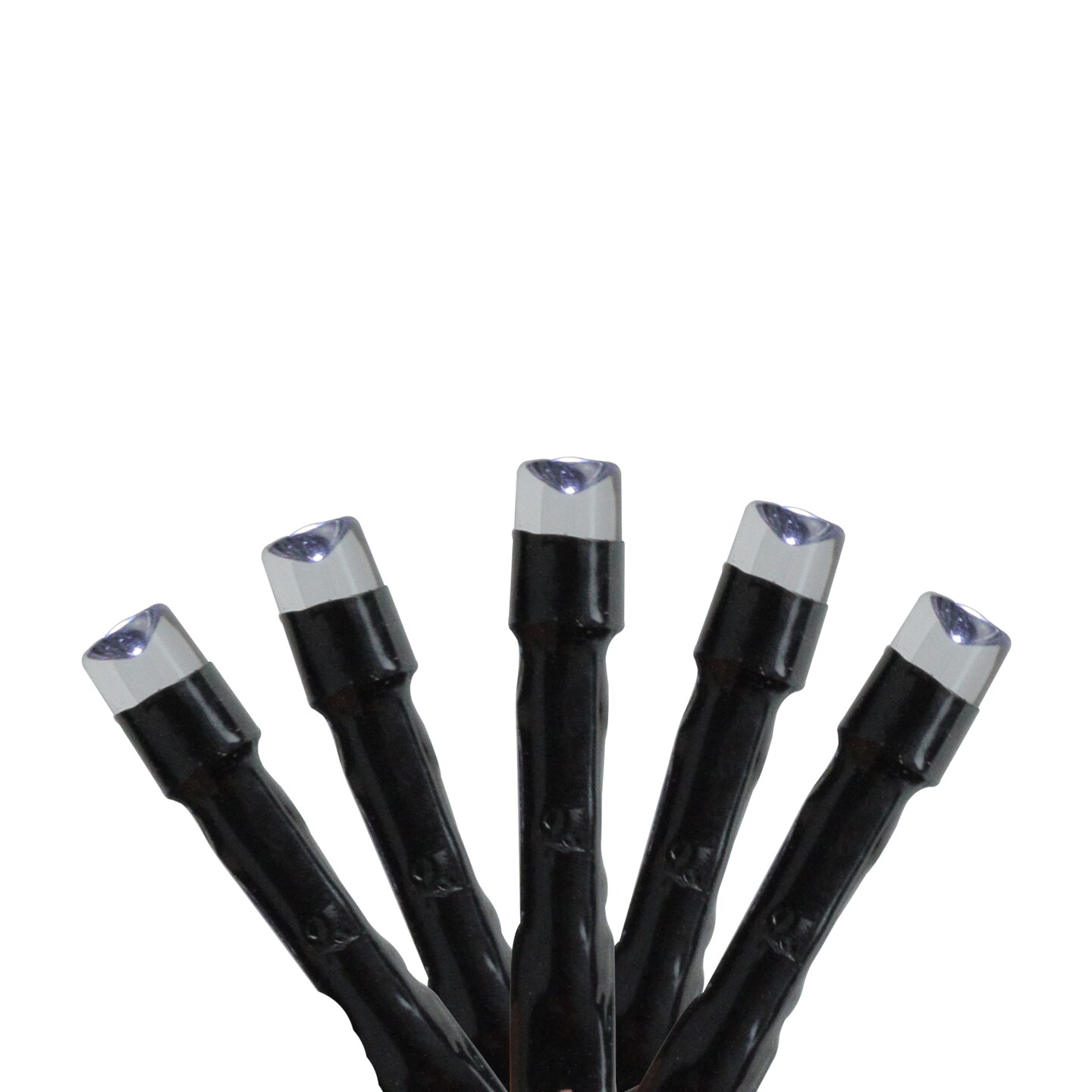 Kaemingk LED 8-Function Christmas Lights - Cool White - 117 ft Black Wire - 480ct