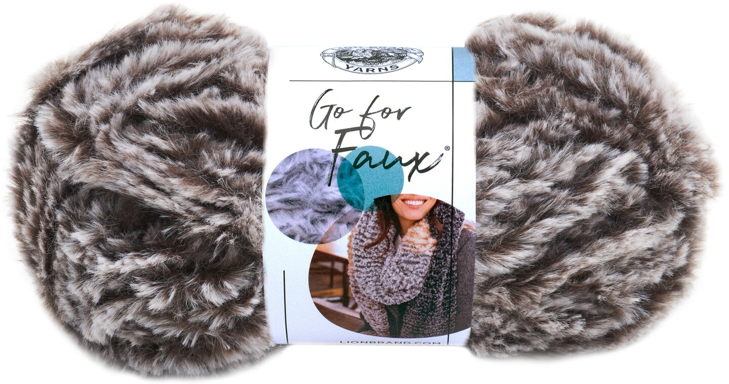 Lion Brand Go For Faux Yarn-Bear