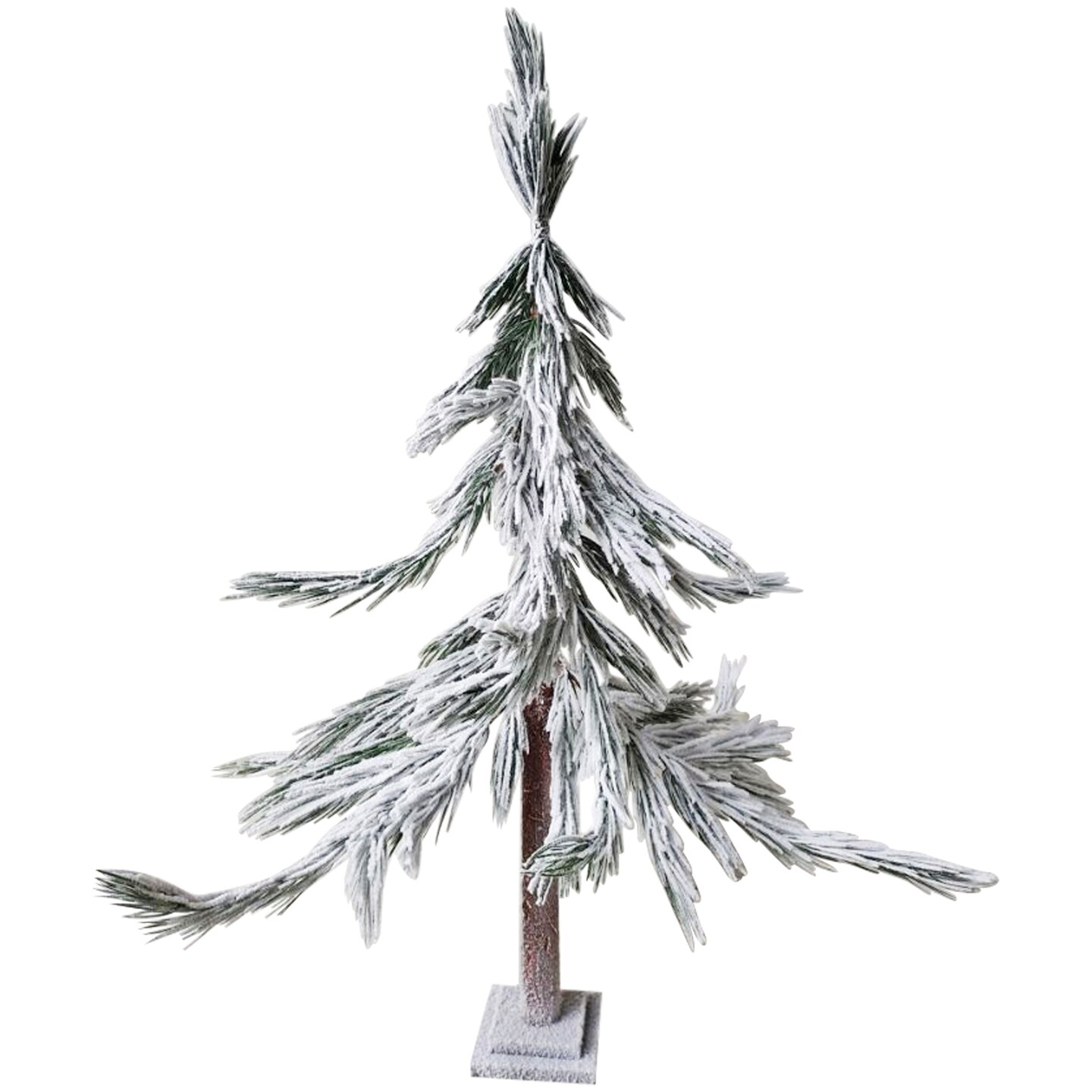 Northlight Heavily Flocked Pine Sprig Artificial Christmas Tree - 47"