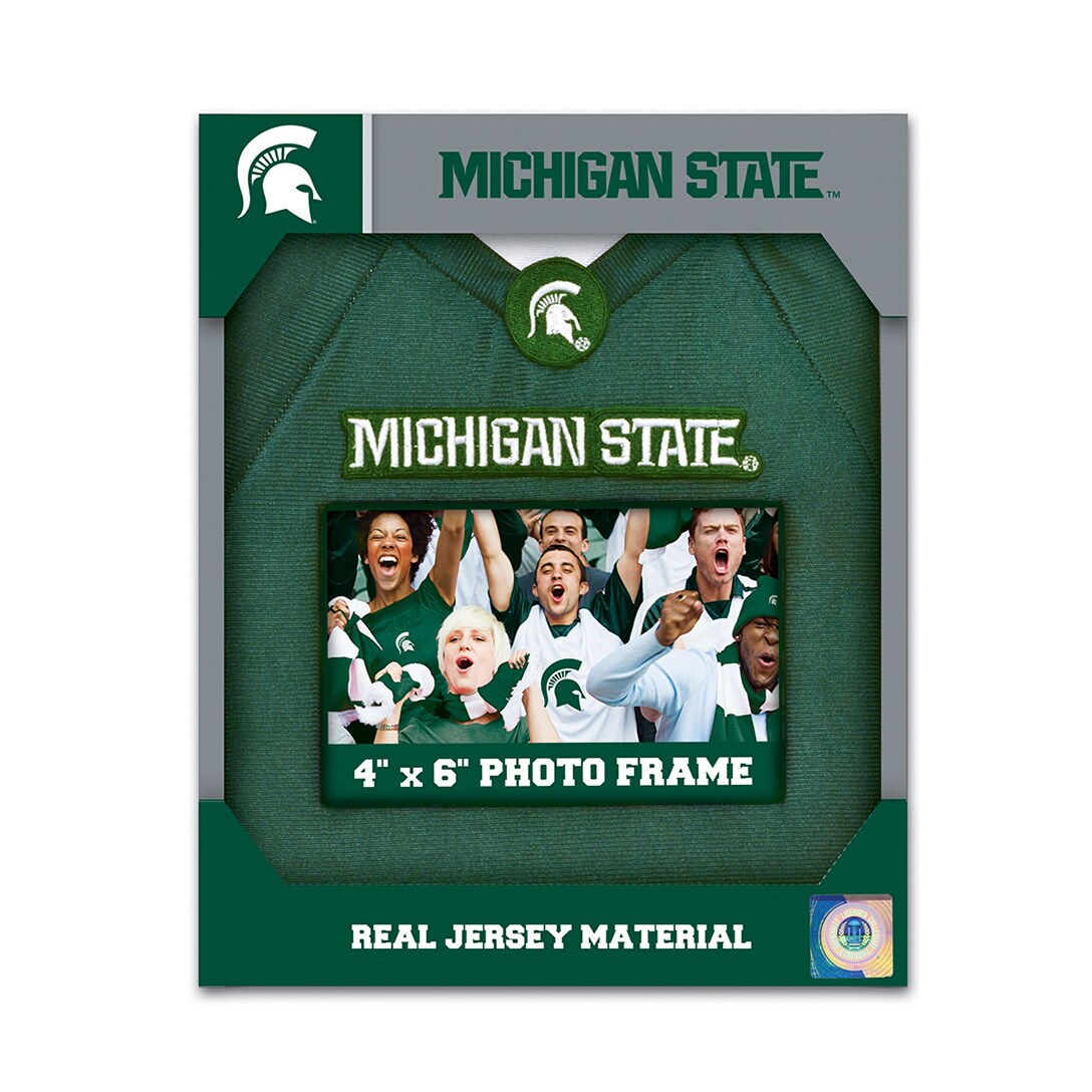 MasterPieces Sports Decor - NCAA Michigan State Spartans - Team Jersey Uniformed Picture Frame For 4"x6" Photos
