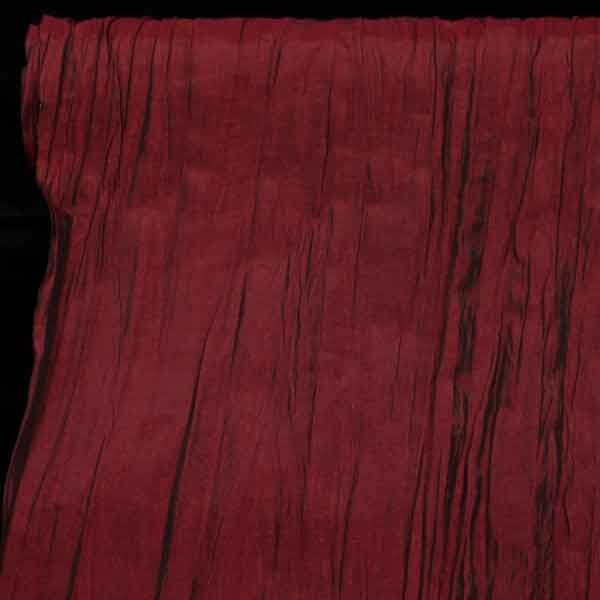 The Ribbon People Maroon Edge Pleated Tulle Craft Ribbon 20" x 2.7 Yards