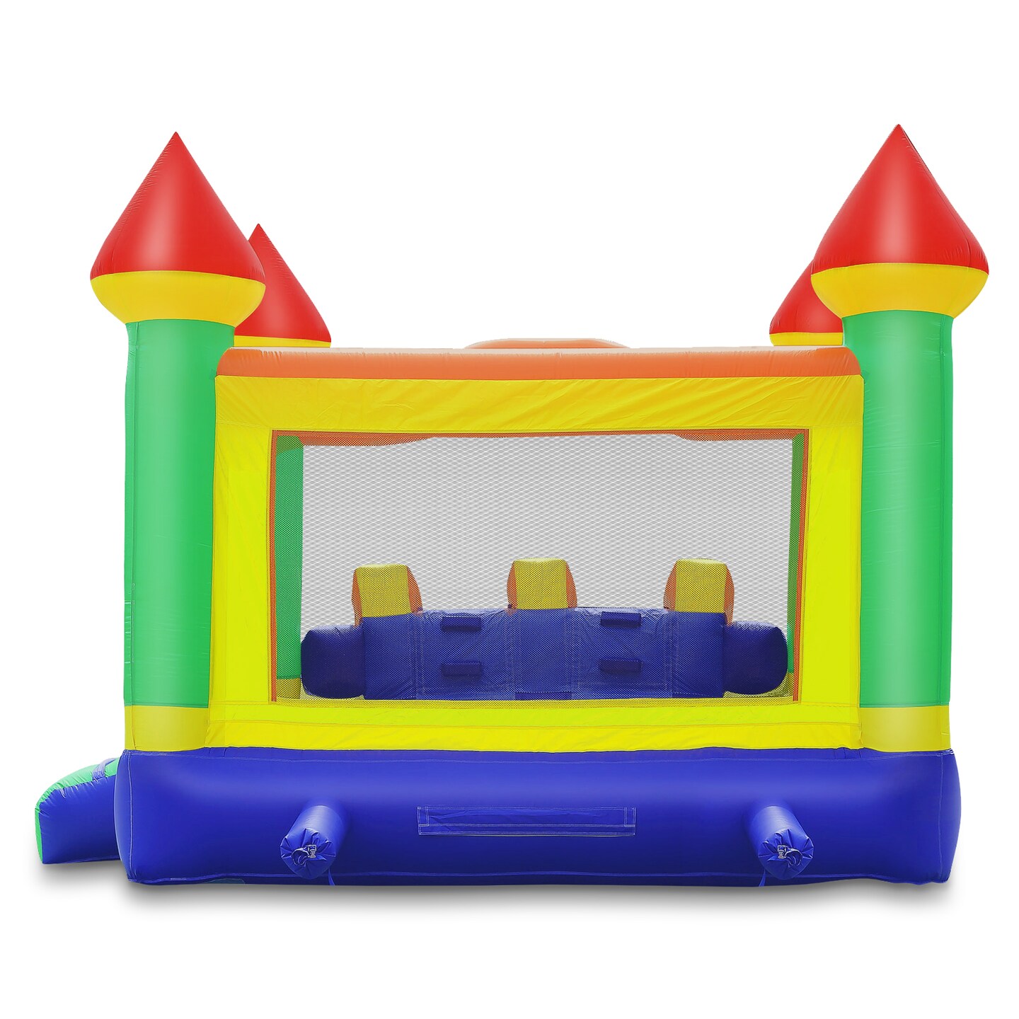 Cloud 9 Commercial Grade Mega Double Slide Castle Bounce House with Blower - 100% PVC 22&#x27; x 15&#x27; Inflatable Bouncer