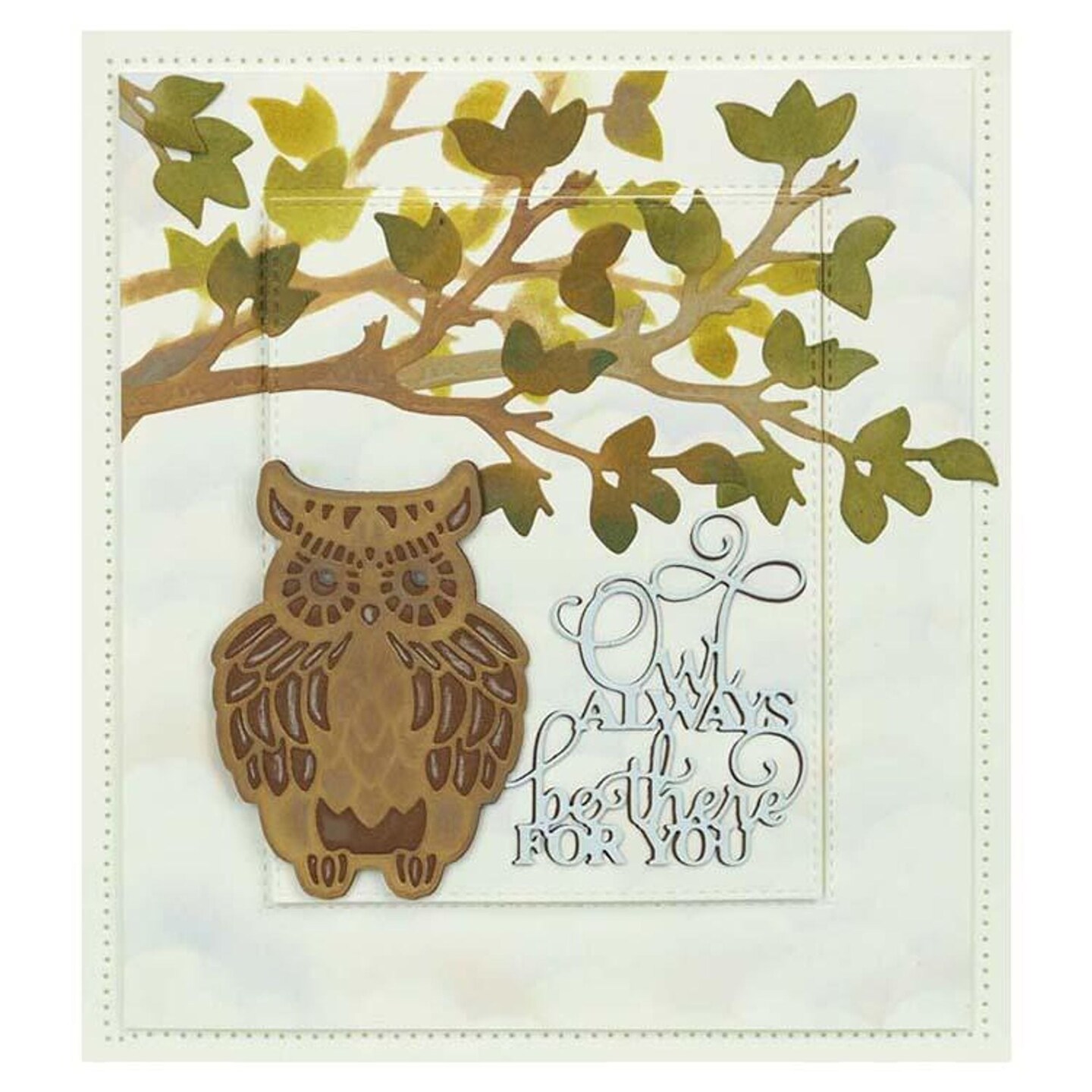 Creative Expressions Dies by Sue Wilson Necessities Collection Wise Old Owl