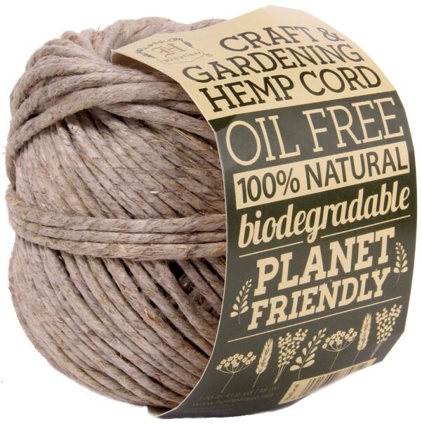 Hemptique Craft & Gardening Hemp Cord 170# 125'-Natural