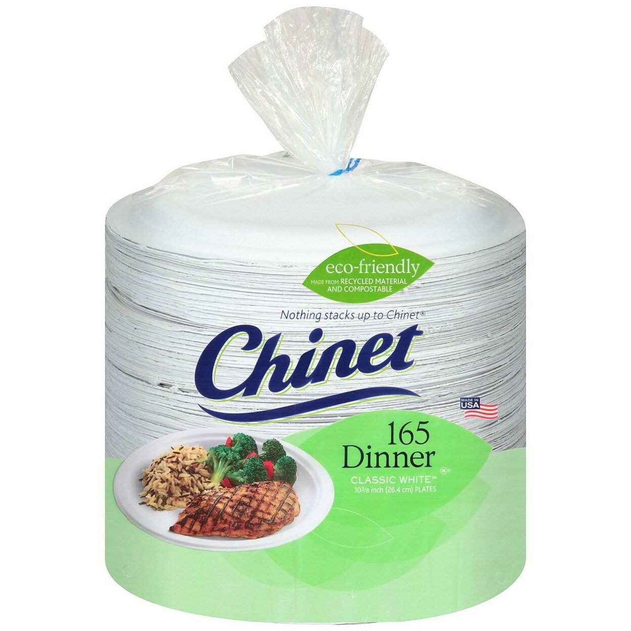 Chinet   Paper Dinner Plates - 165 Count