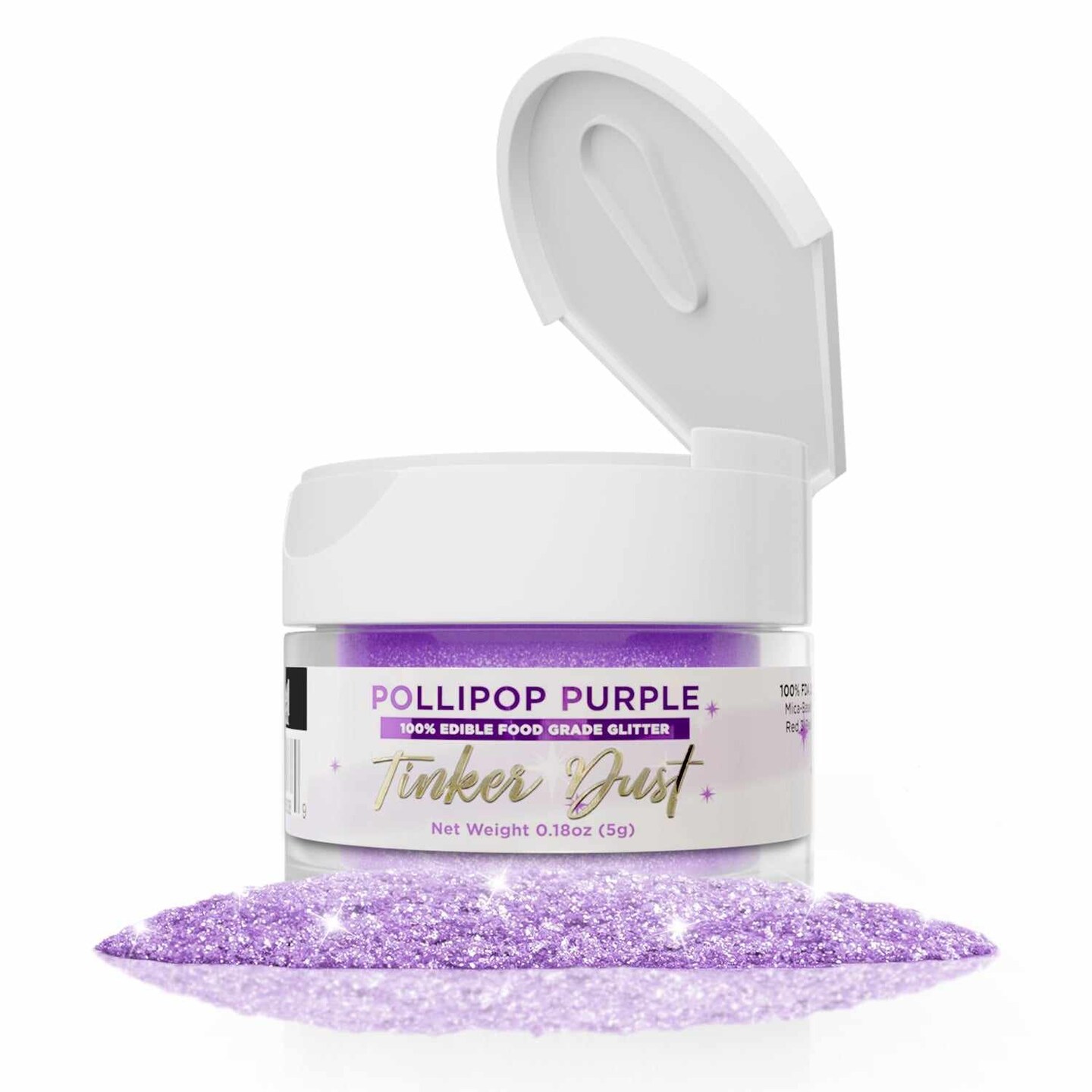 Pollipop Purple Edible Glitter | Tinker Dust&#xAE; 5 Grams