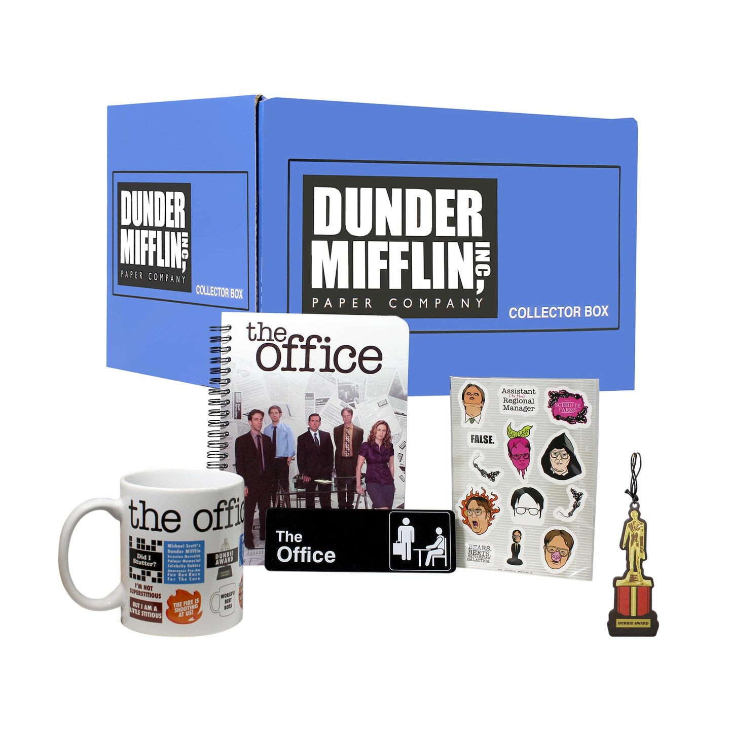 The Office Looksee Collector Box | Mug | Journal | Air Freshener | Stickers