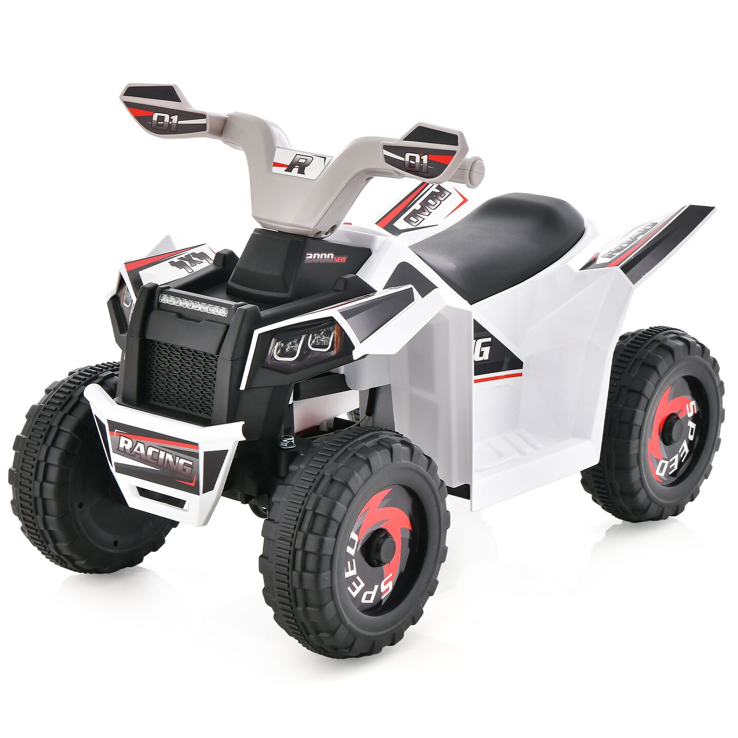 Kids Ride On Atv 4 Wheeler Quad Toy Car With Direction Control
