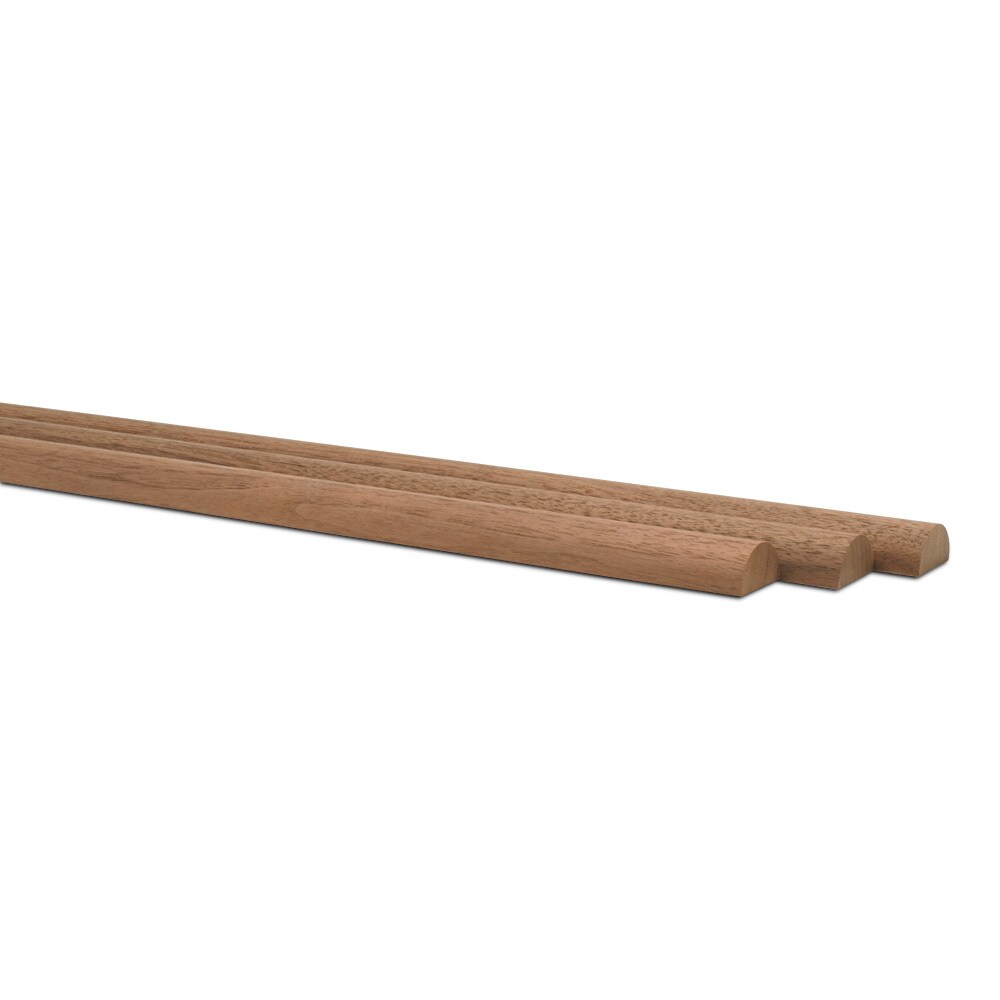 Split Walnut Wood Dowel Rods 36&#x22; Long, Unfinished for DIY Refacing | Woodpeckers