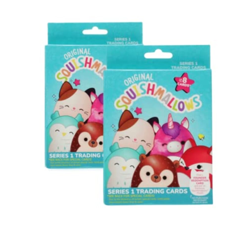 Squishmallows Official Kellytoy Series 1 Trading Cards (Pack of 2
