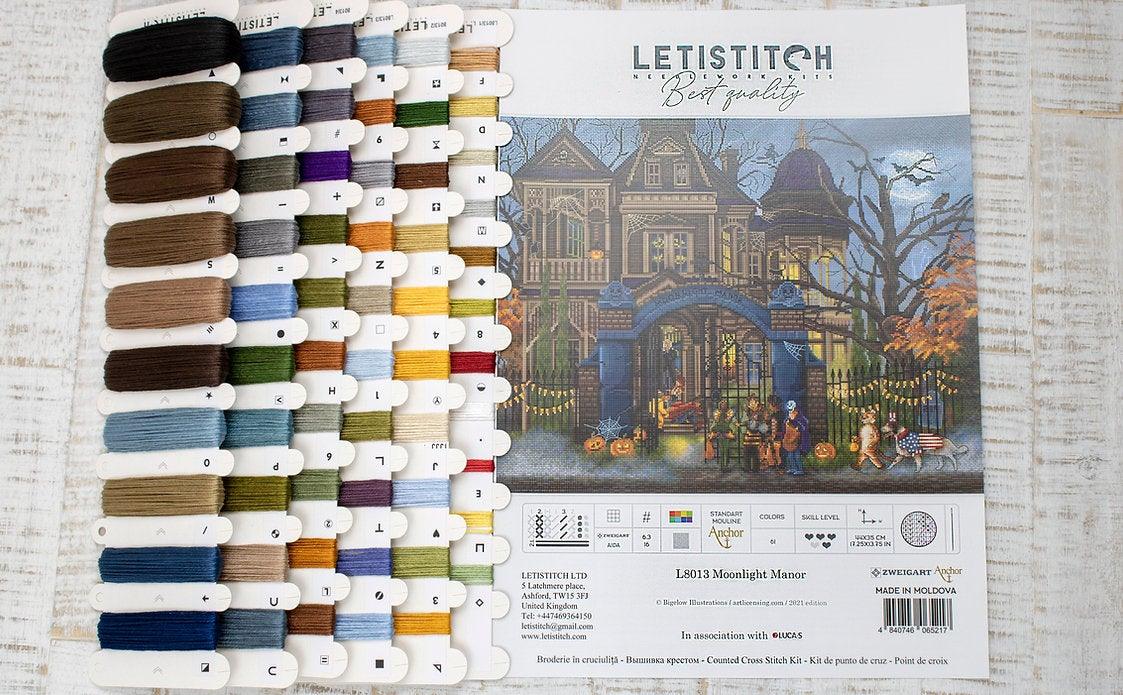 Counted Cross Stitch Kit Moonlight Manor L8013
