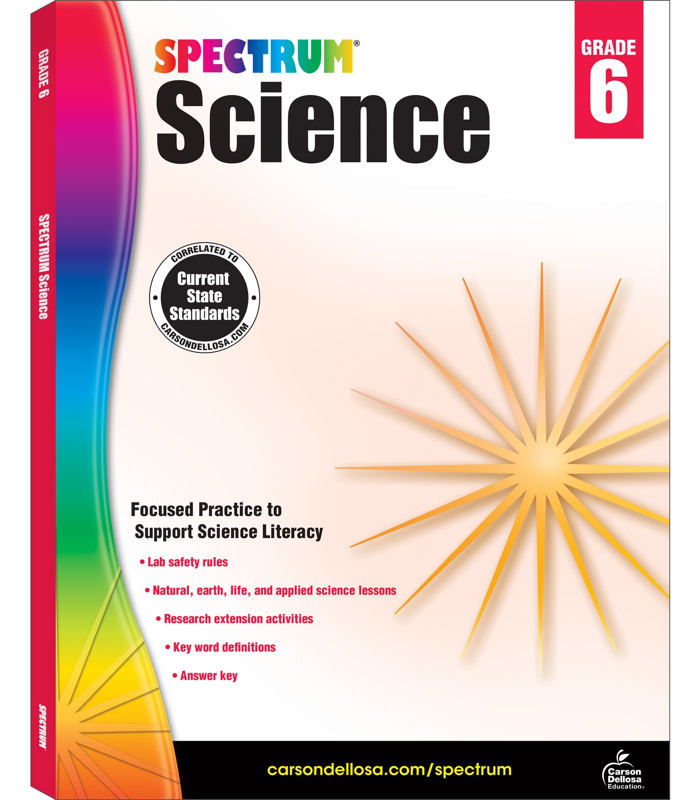 Spectrum Grade 6 Science Workbook, Middle School Books Covering Natural, Earth, Life Sciences, and More With Scientific Research Activities, Classroom or Homeschool Curriculum