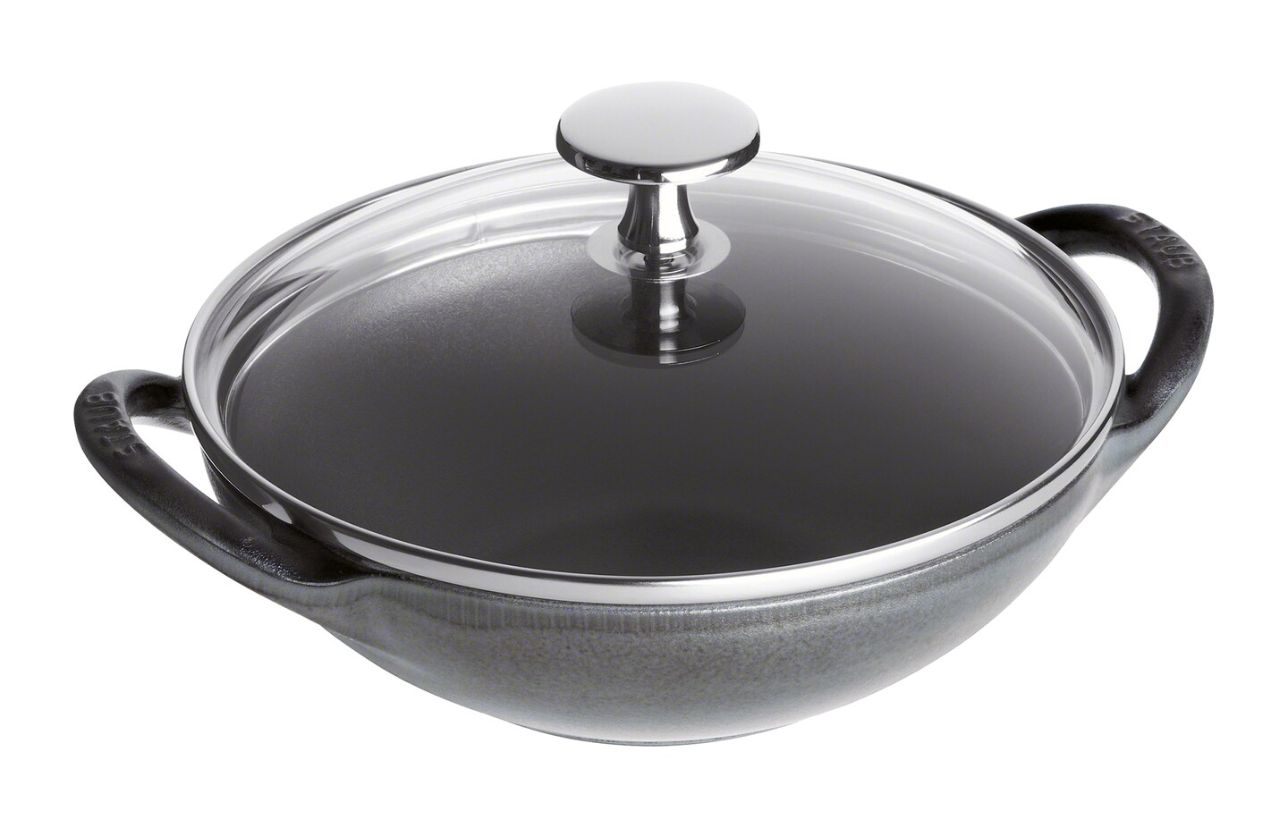 STAUB Cast Iron 0.5-qt Baby Wok