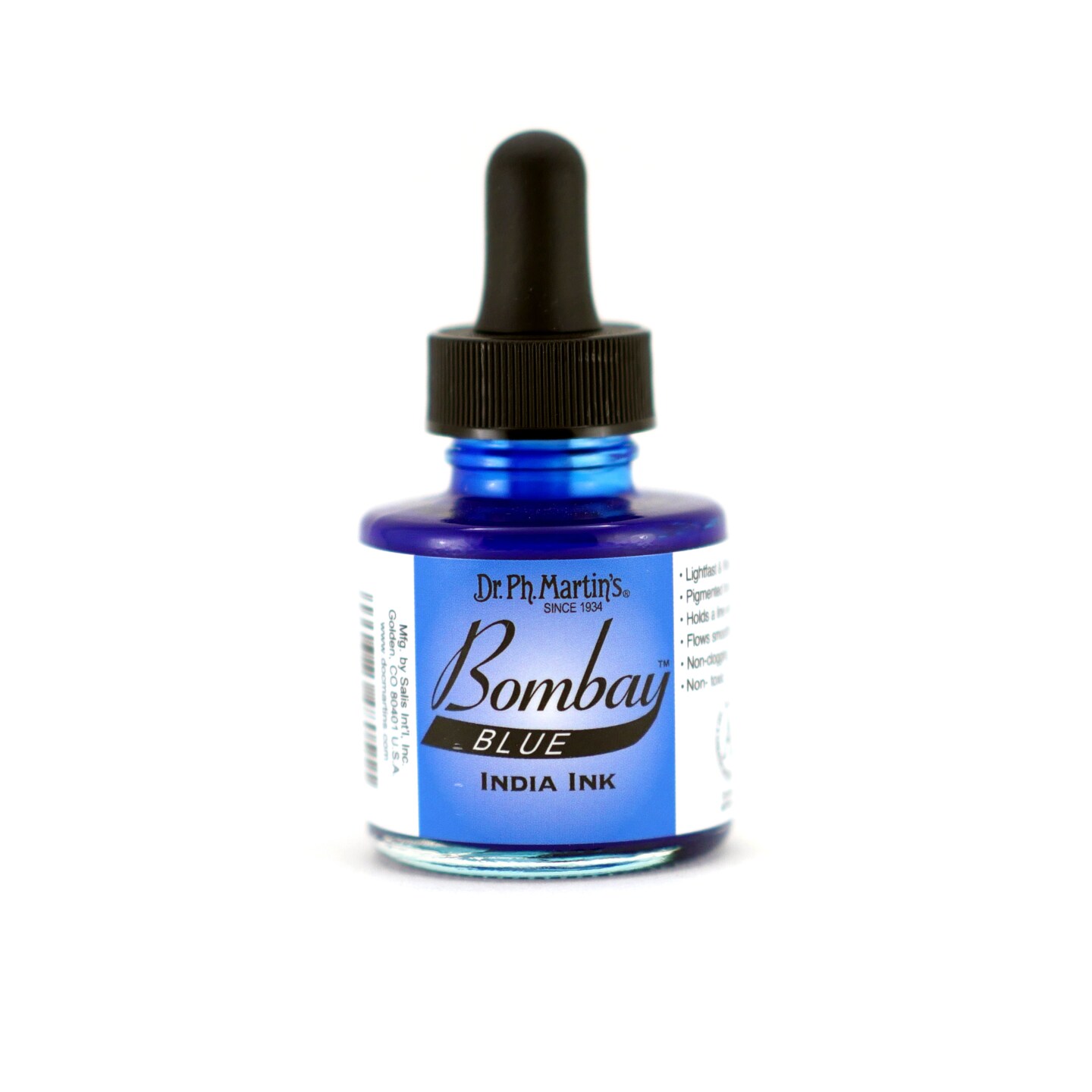 Dr. Ph. Martin&#x27;s Bombay India Ink, 1 oz., Blue