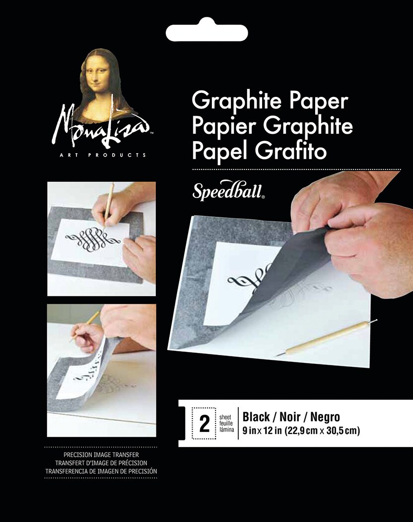 Mona Lisa  Graphite Paper  9In X 12In  2/Pkg.