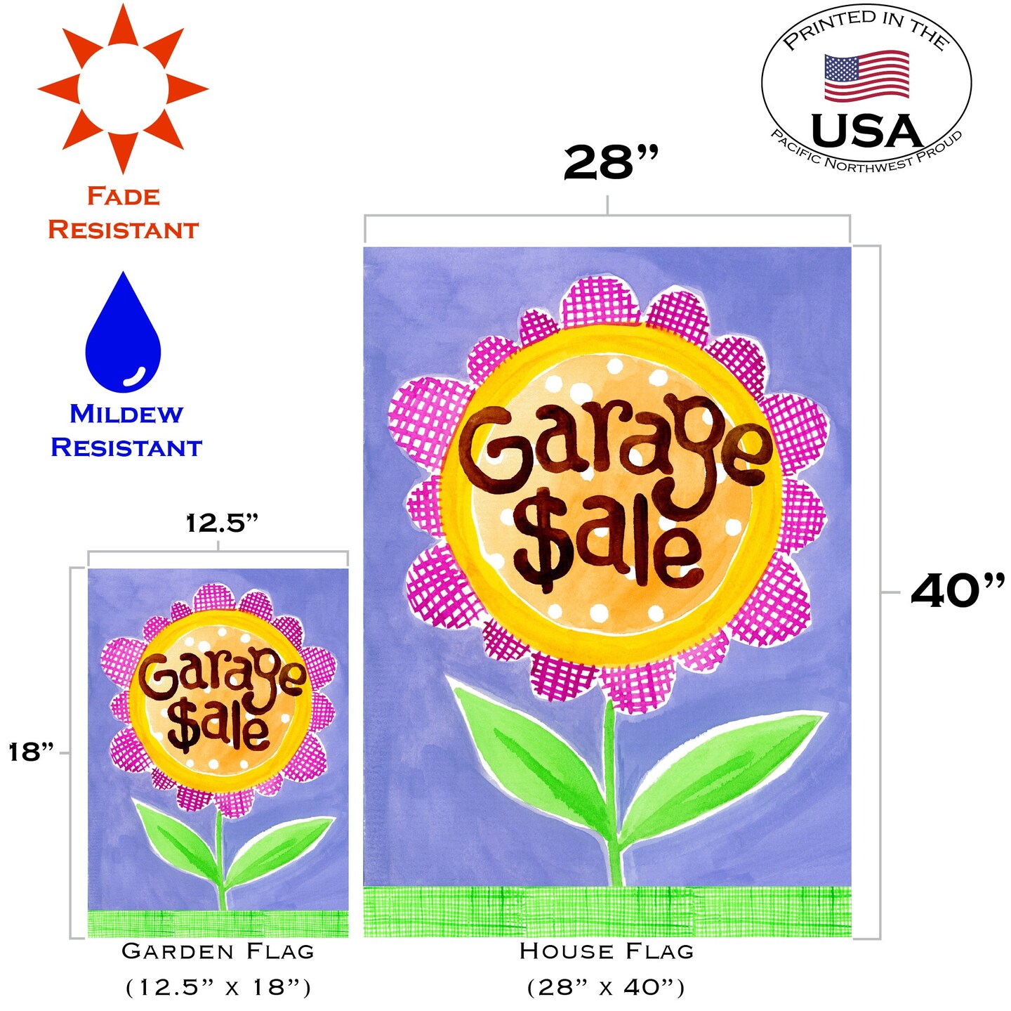 Garage Sale Decorative Garage Sale Flag