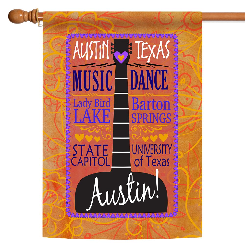 Austin Texas! Decorative Austin Flag