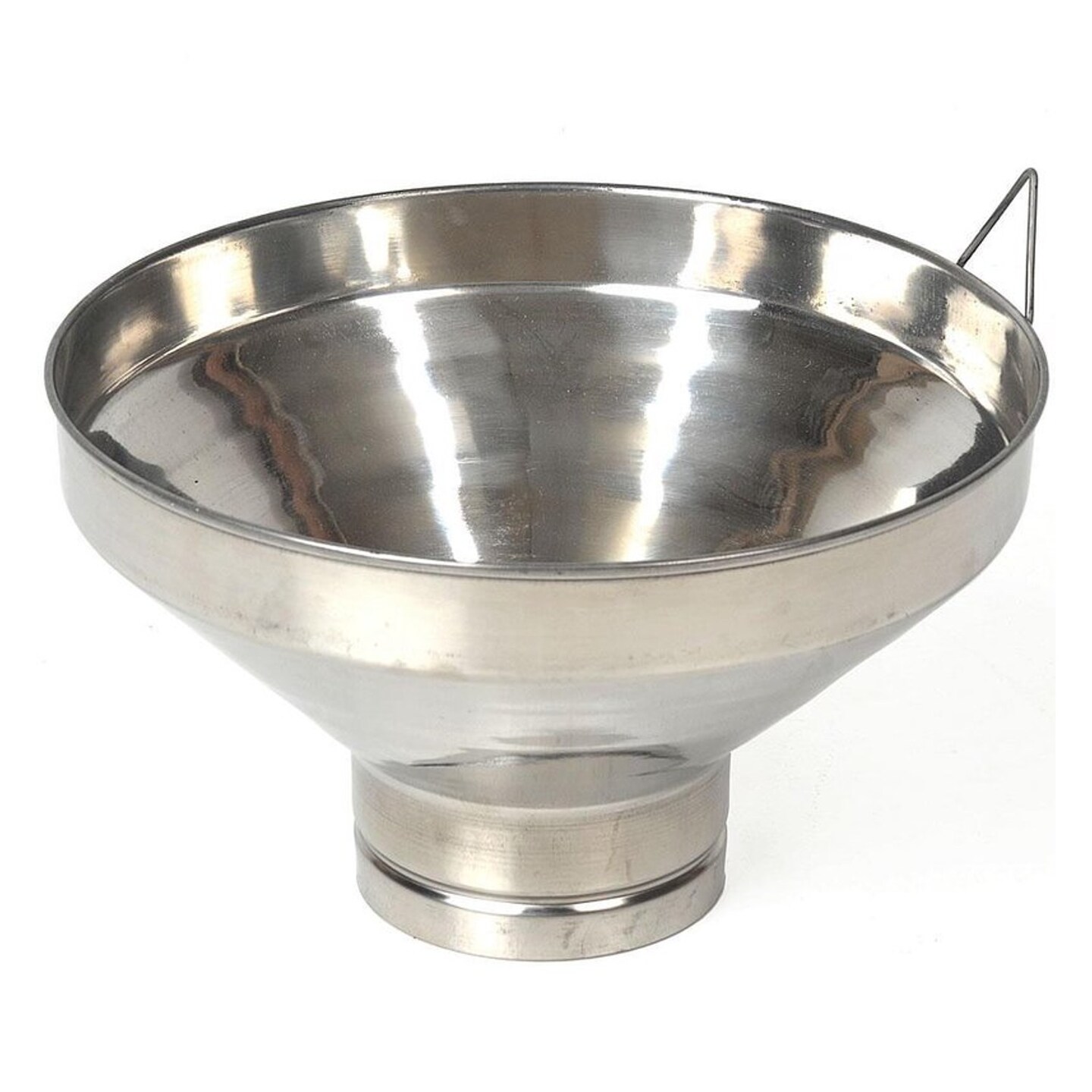 Milk Strainer with Screen and Lock, Stainless Steel, Fits Large Milk Cans, 5 Qt Capacity