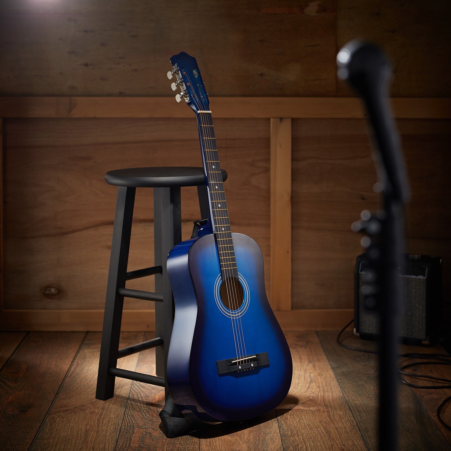 Ashthorpe Beginner Acoustic Guitar Package, Basic Starter Kit w/ Gig Bag, Strings, Strap, Tuner, Picks
