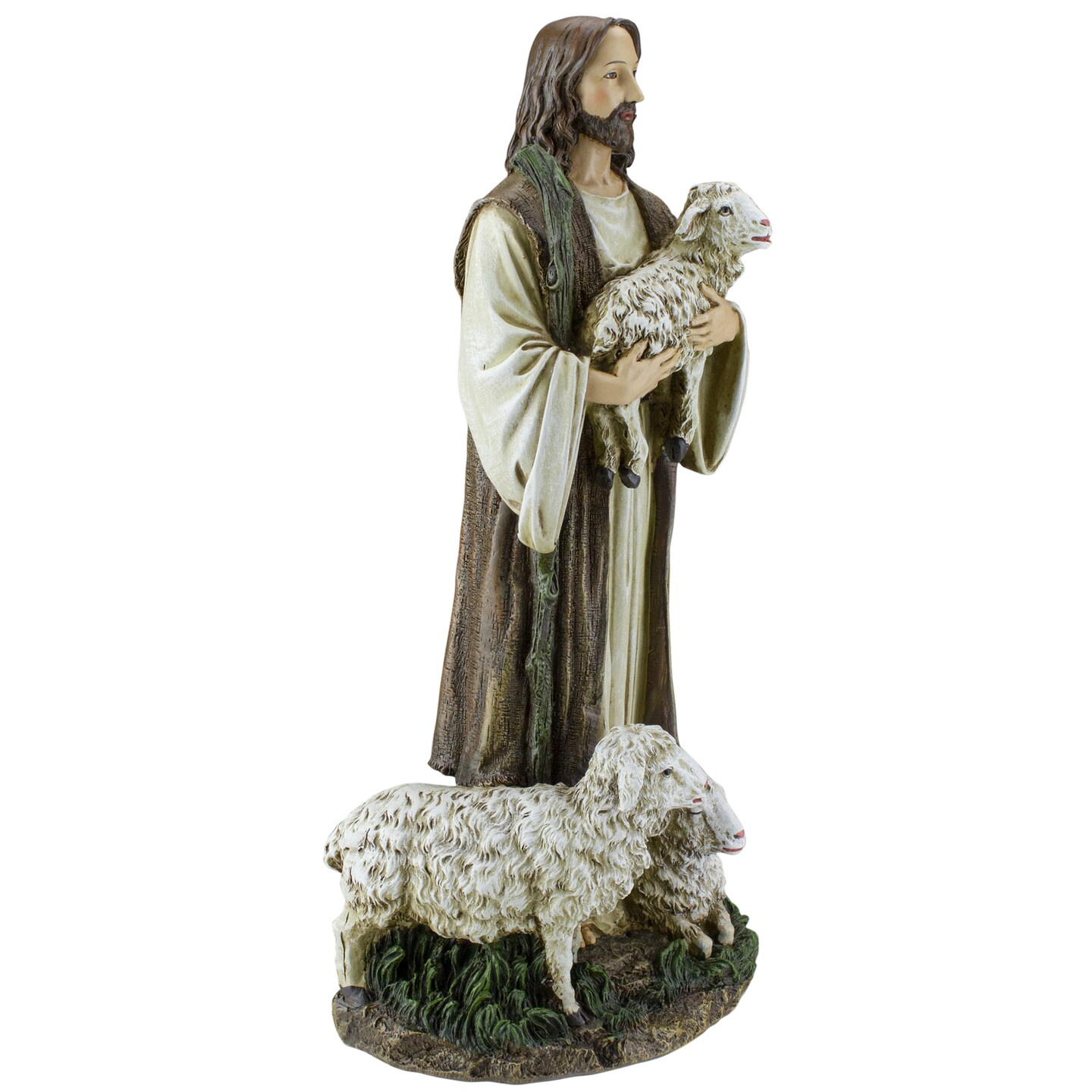 Roman Joseph&#x27;s Studio Collection Good Shepherd &#x26; Sheep Figurine - 12&#x22;