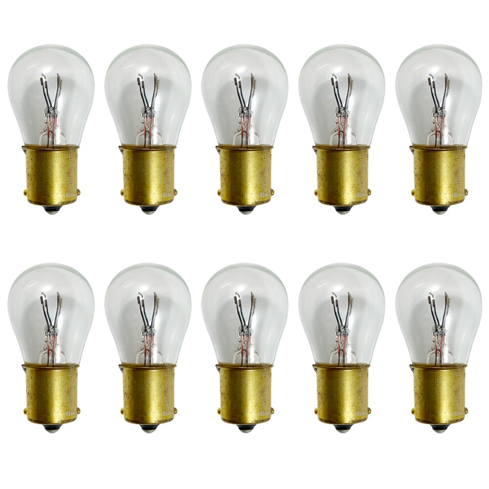 10PK - GE 1691 - 27566 17w 28v S8 BA15s Base Aircraft Low Voltage Light Bulb