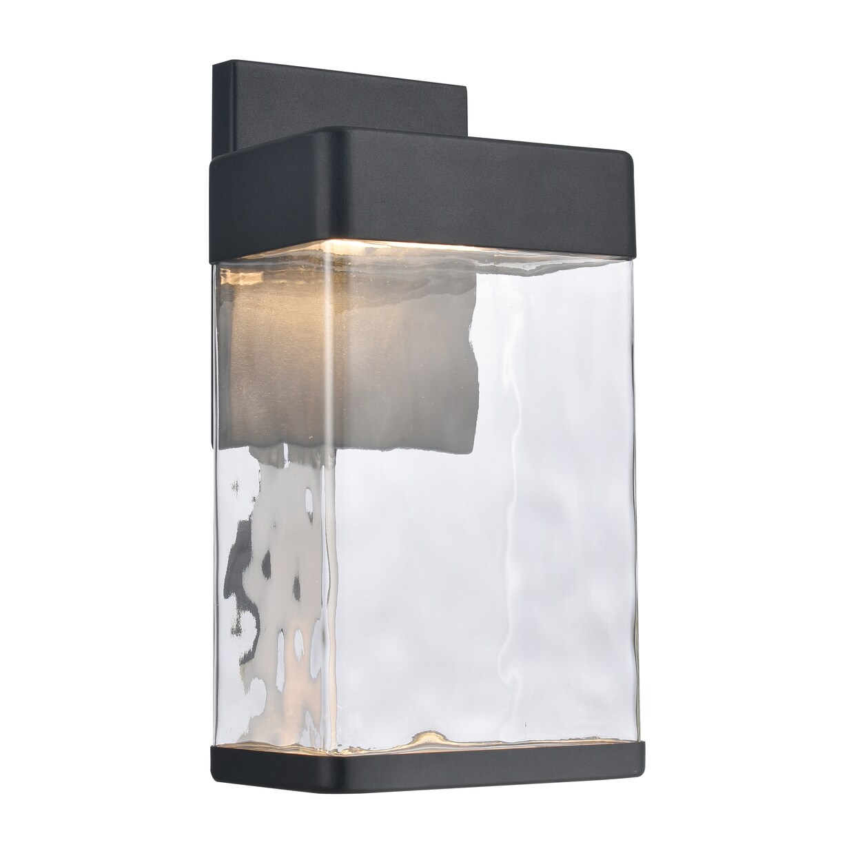 Cornice 13.5 High Integrated Led Outdoor Sconce - Charcoal Black