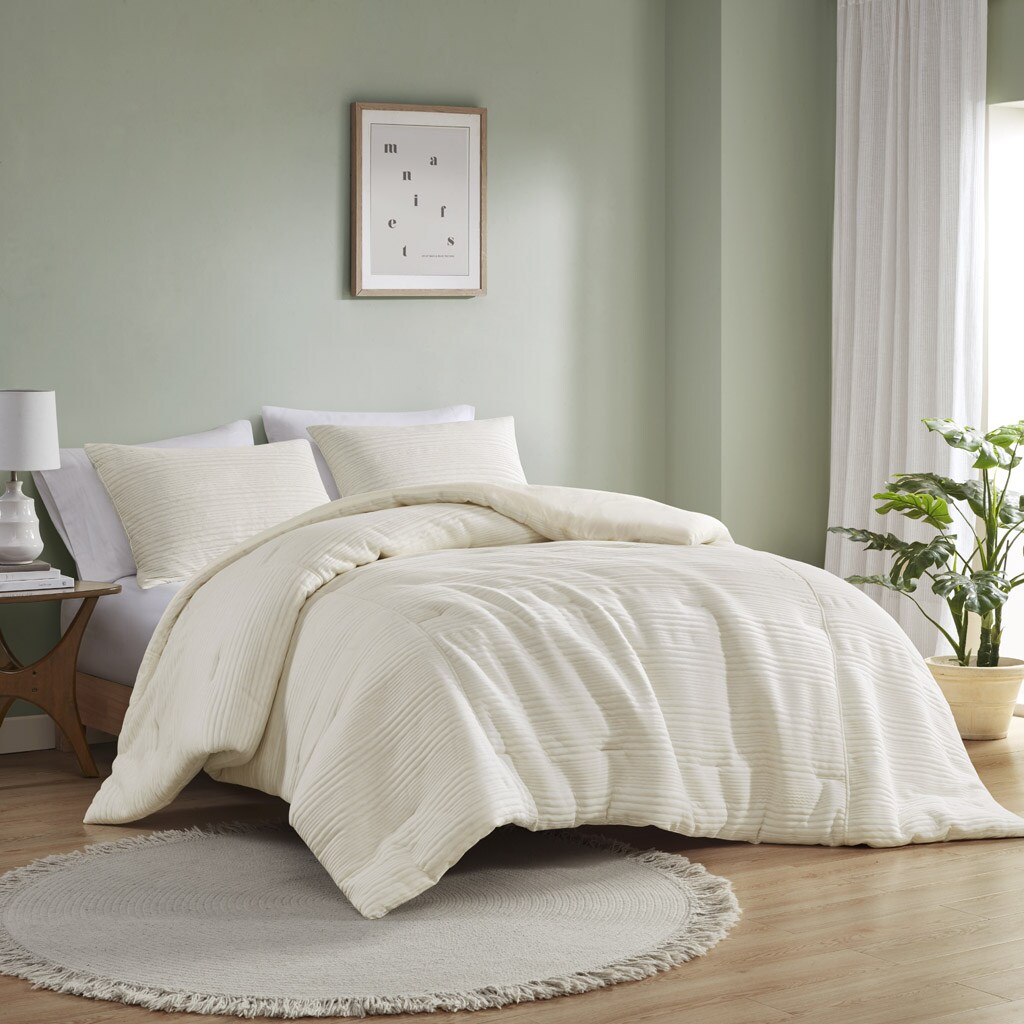Gracie Mills   3 Piece Knitted Jersey Comforter Set - GRACE-15417
