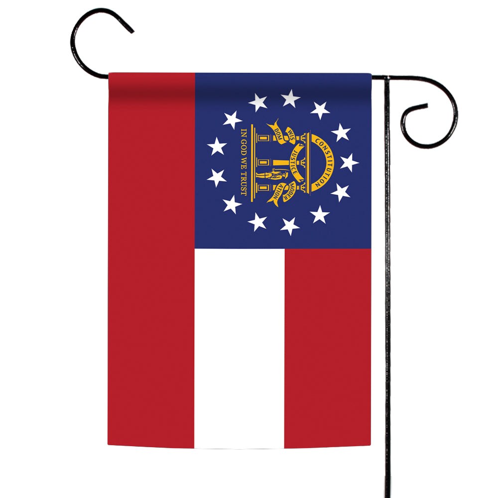 Georgia State Flag Decorative  Flag