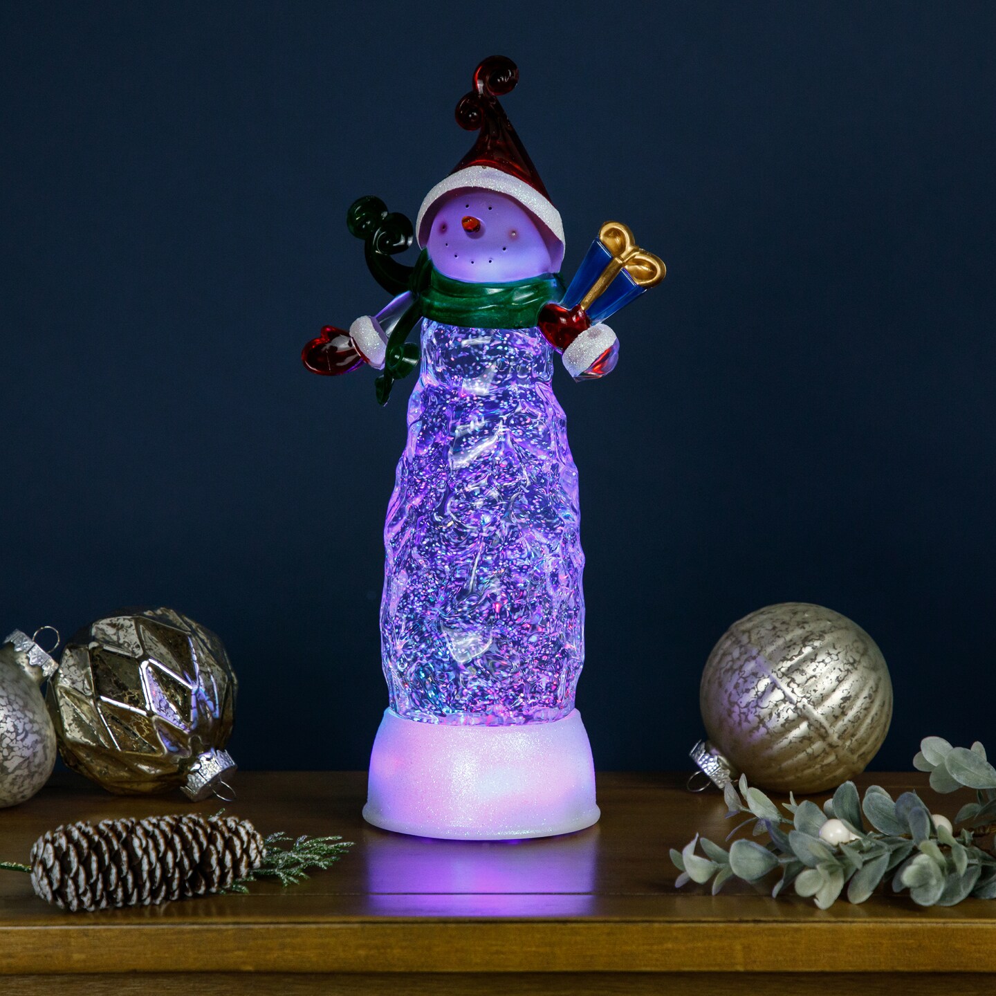 Northlight LED Lighted Snowman Acrylic Christmas Snow Globe - 11.5&#x22;