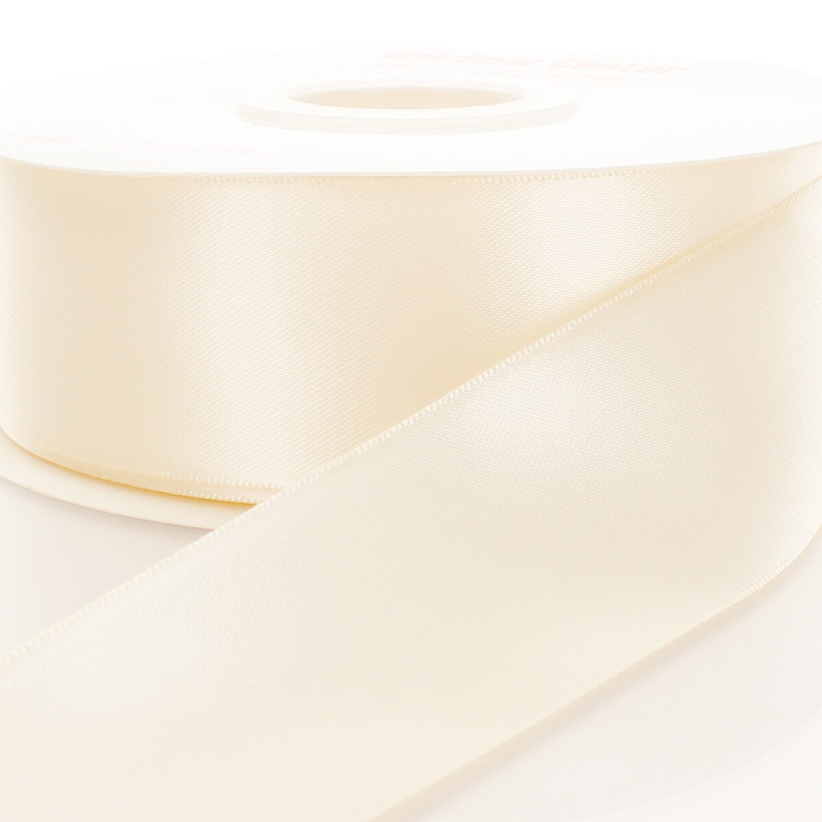 Satin ribbon discount ivory