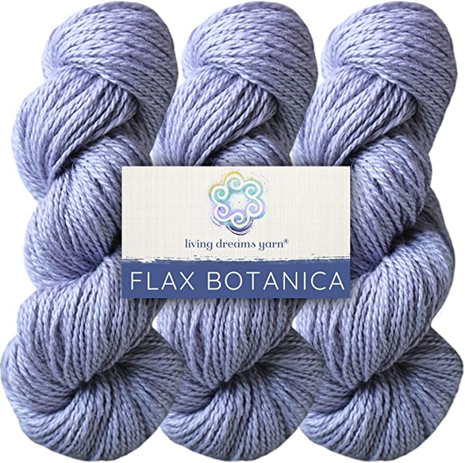 Living Dreams Flax Botanica DK Yarn. Elegant Merino Linen Silk. Cruelty Free & Responsibly Sourced. Pacific Northwest Handmade