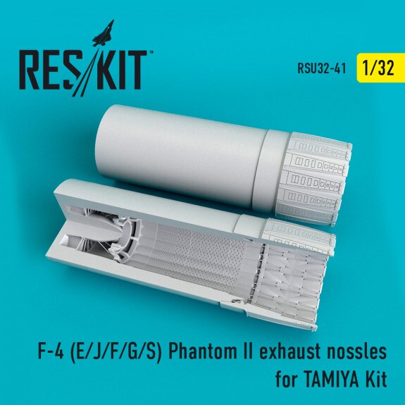 Reskit  1/32 Reskit F-4 (E/J/F/G/S) Phantom II  exhaust nossles for TAMIYA Kit (1/32) Detail Part