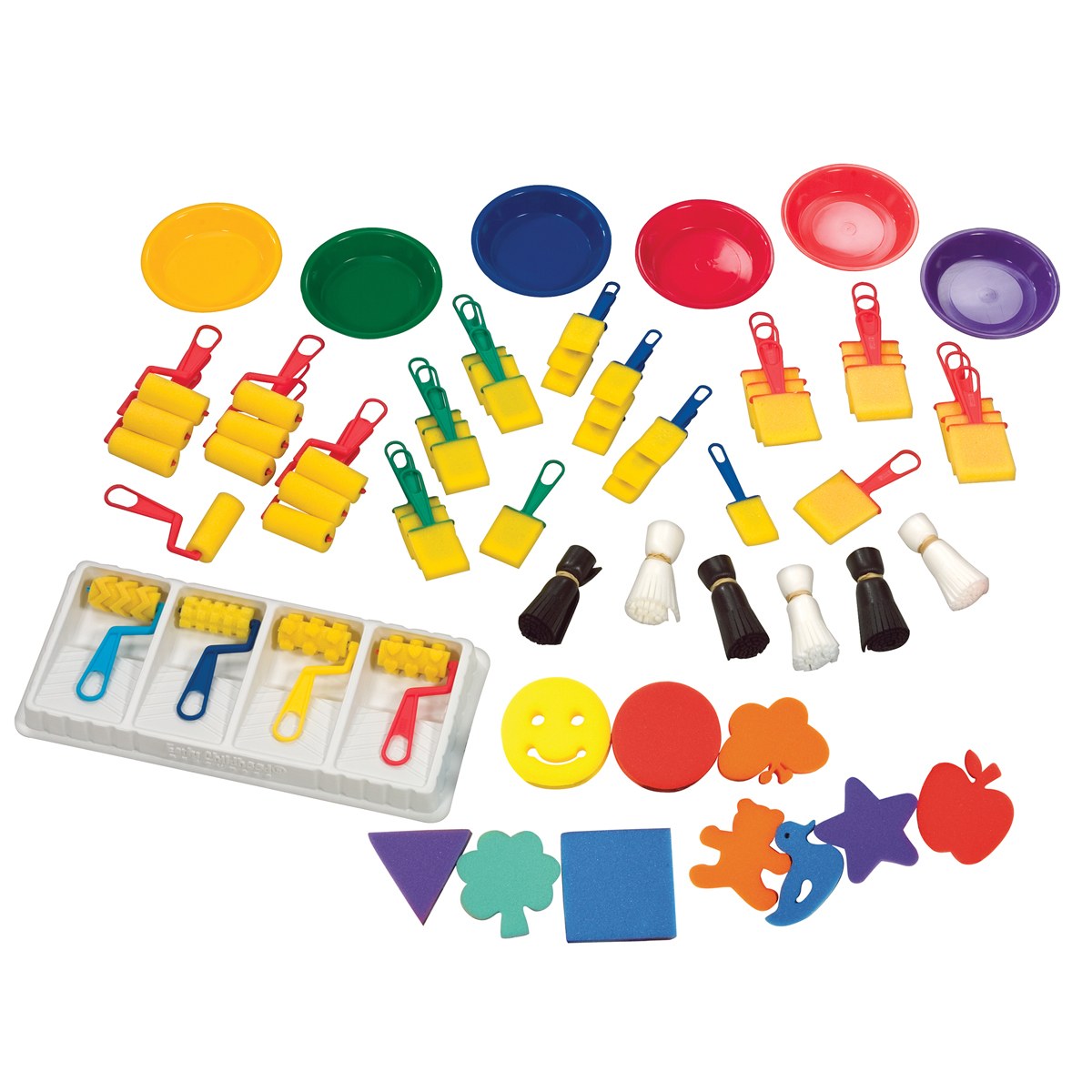 Kaplan Early Learning Company Dip and Dab Sponge Painting Class Kit