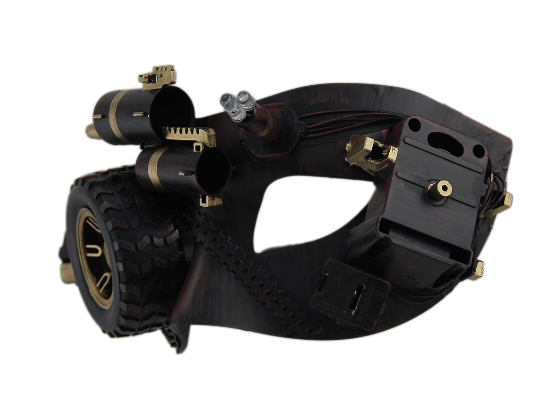 Tread Punk LED Light Up Metallic Steampunk Eye Mask