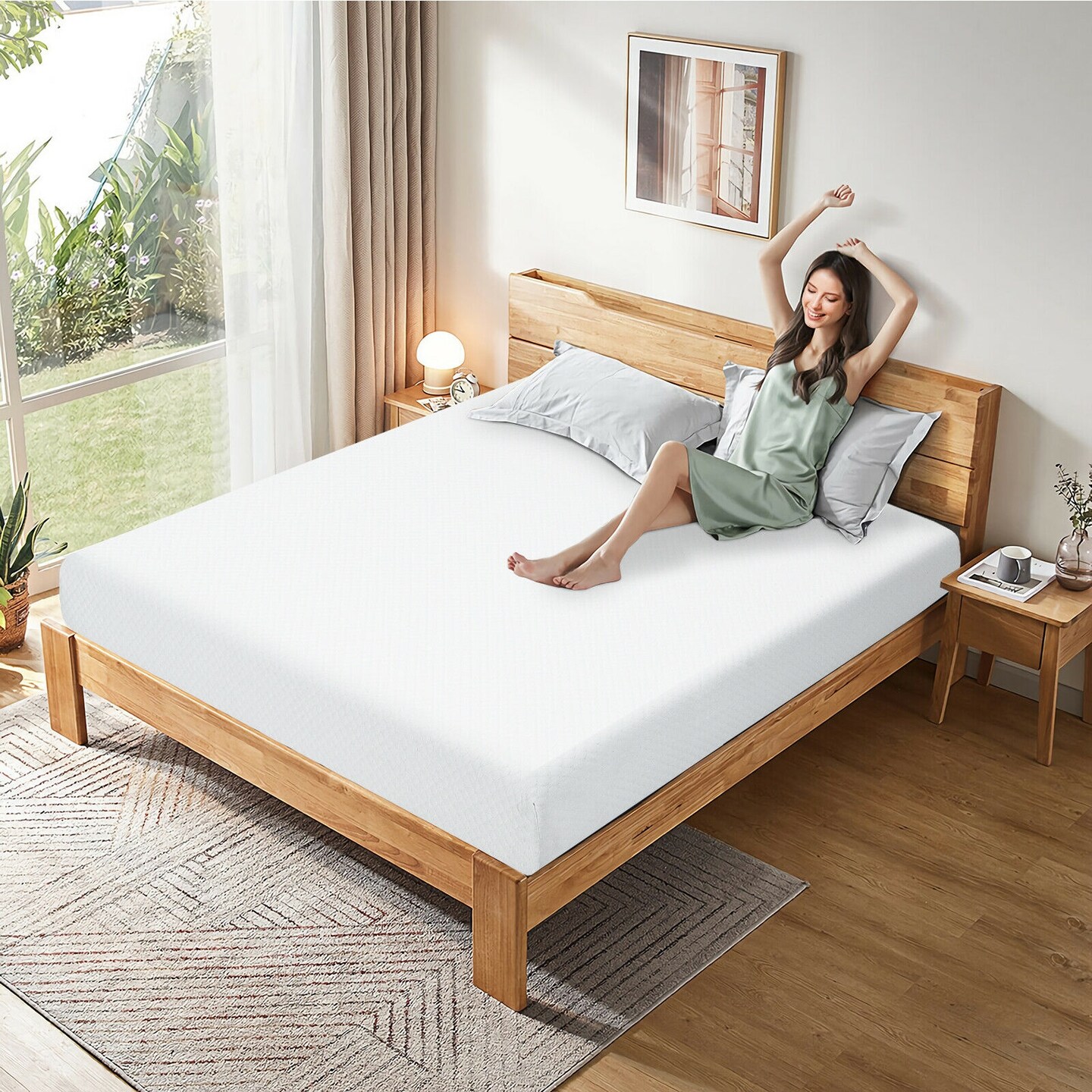 Foam Medium Firm Mattress with Removable Cover