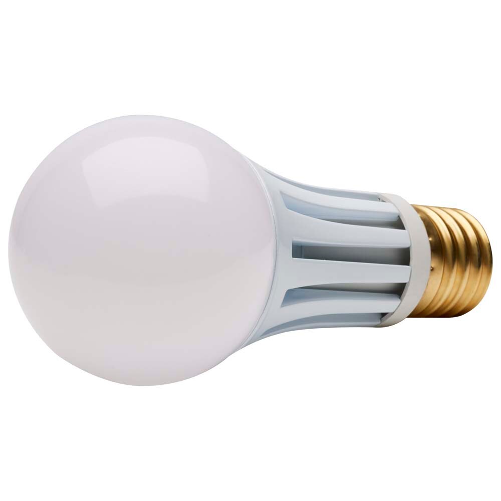 Satco 10/22/34w PS25 LED 3 Way Lamp E39d Mogul Base 4000K White Finish 120v