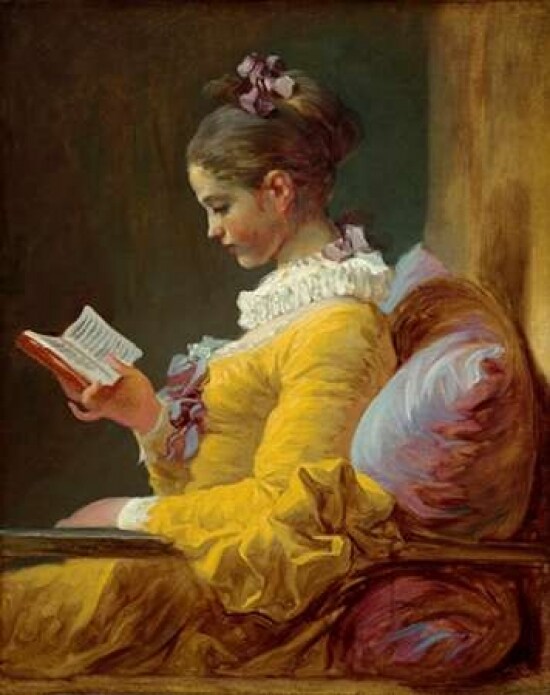 Young Girl Reading Poster Print by Jean Honore Fragonard - Item # VARPDX277595