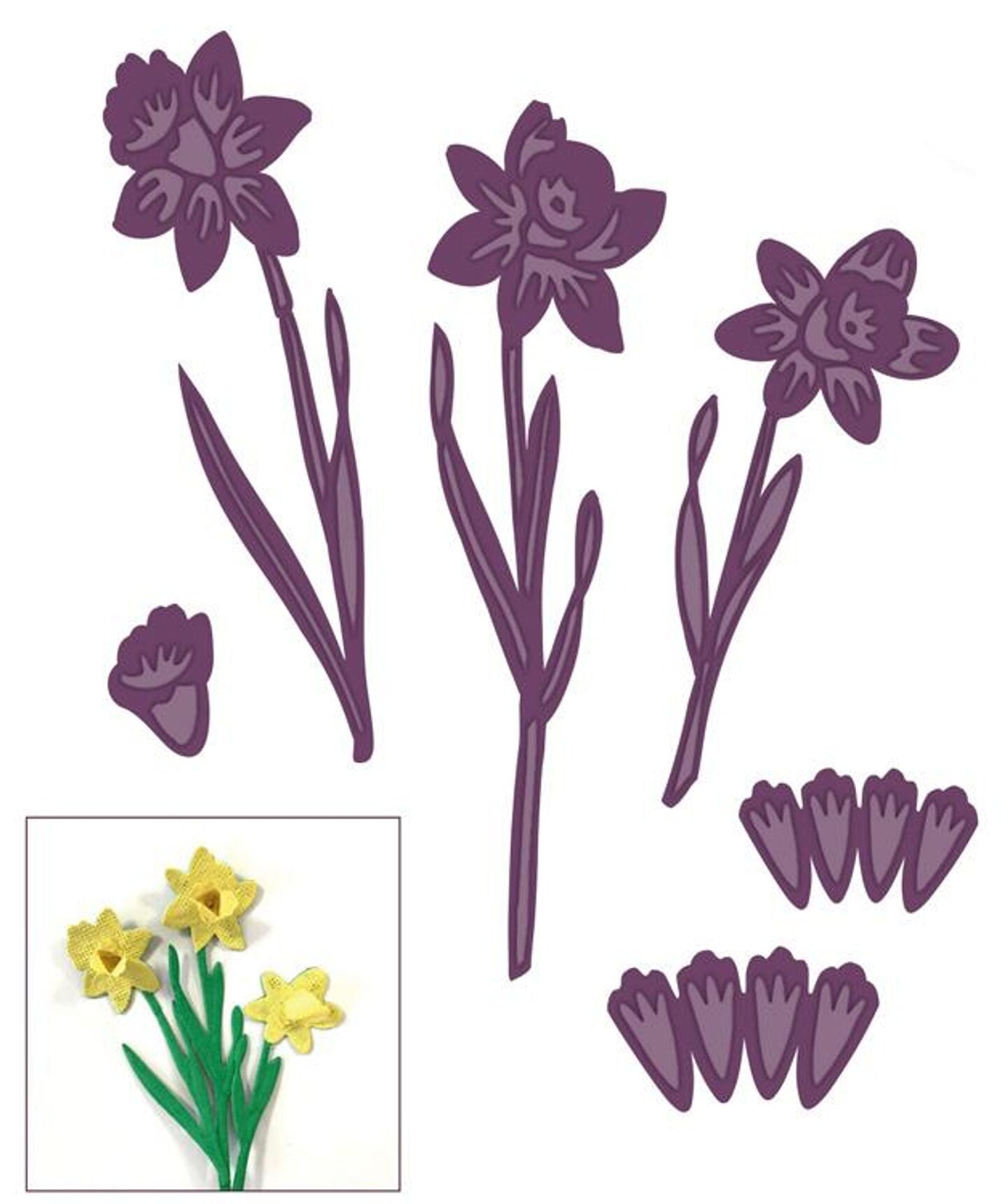 Finishing Touches Collection Spring Daffodils Die Michaels